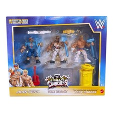 WrestleMania Knuckle Crunchers John Cena The Rock Cody Rhodes New In Hand 2024