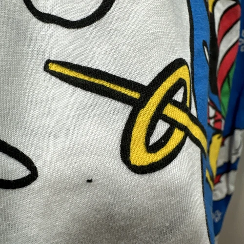 Vtg Mickey Unlimited Radcliffe Lingerie Sleep Shirt 80’s OS Blue All Over Print - Picture 9 of 18