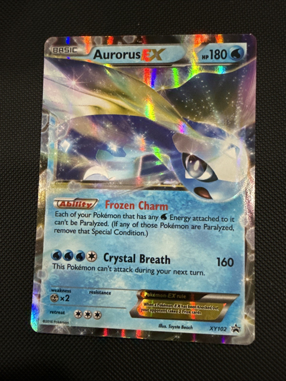 Aurorus EX XY102 XY Holo NM