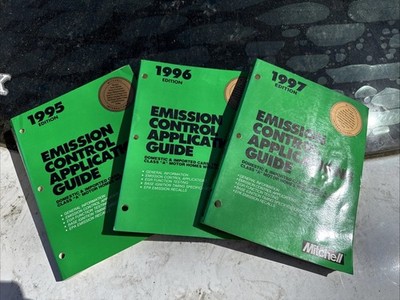 1995,96,97 MITCHELL EMISSION CONTROL APPLICATIONS GUIDE ALL MODELS EDITION