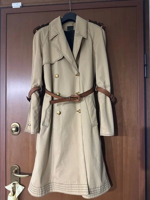 Fendi by Karl Lagerfeld 2000s B Buckle Water Repellent Trench Coat