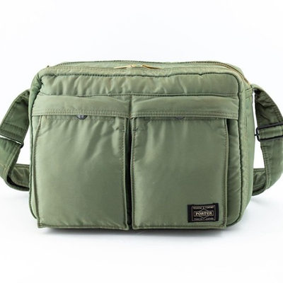 #ad PORTER Tanker YOSHIDA Shoulder Bag 2 Layer Sage Green Japan two Layer $188.50