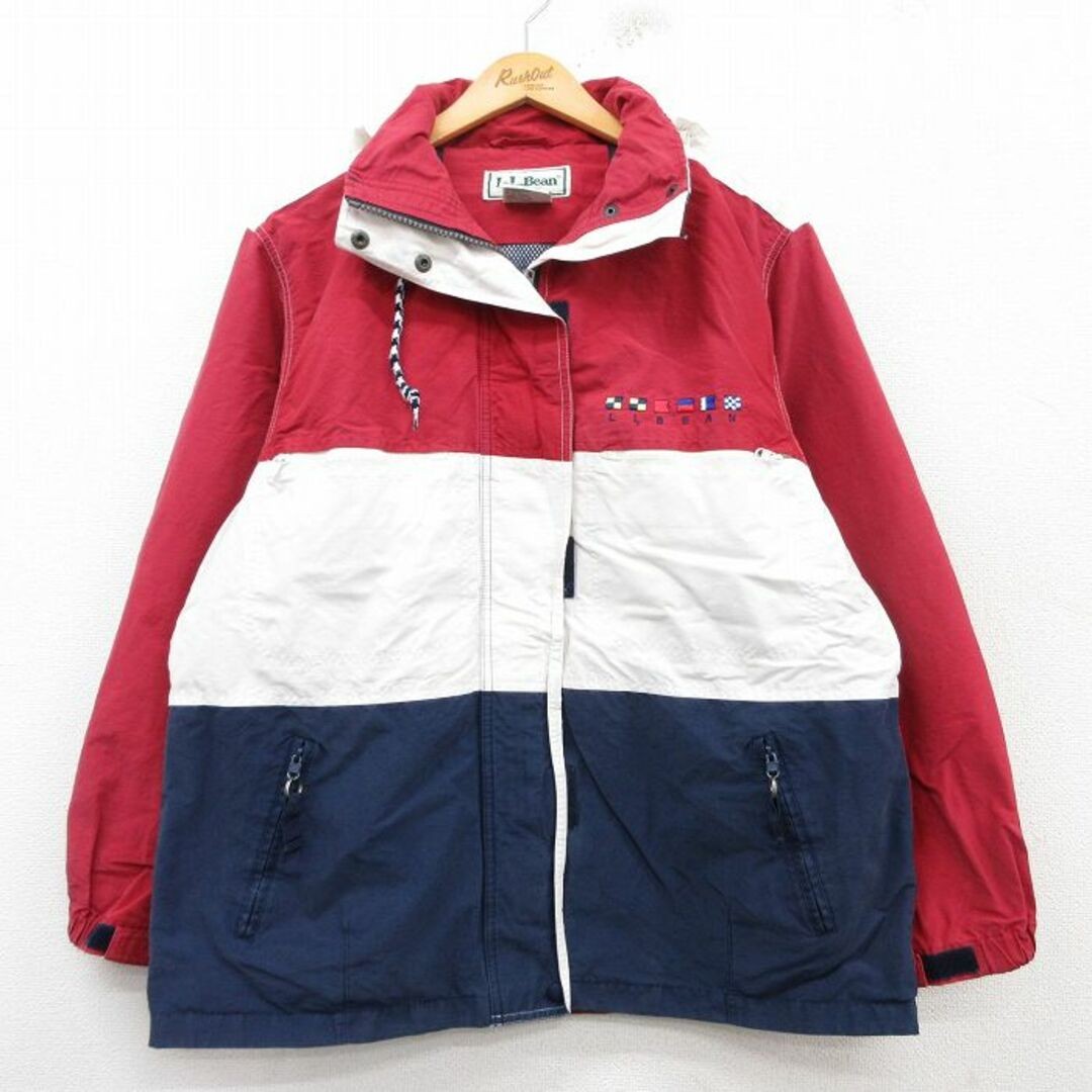 Giacca vela vintage LLBEAN manica lunga donna anni 90 rossa altra usata SSYR 0