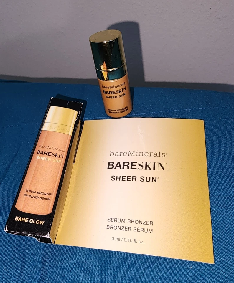BareMinerals Bare Skin, Sheer Sun Bronzer, Bare Glow, 3mL/0.10 Fl Oz  Sample New - Image 4 of 4