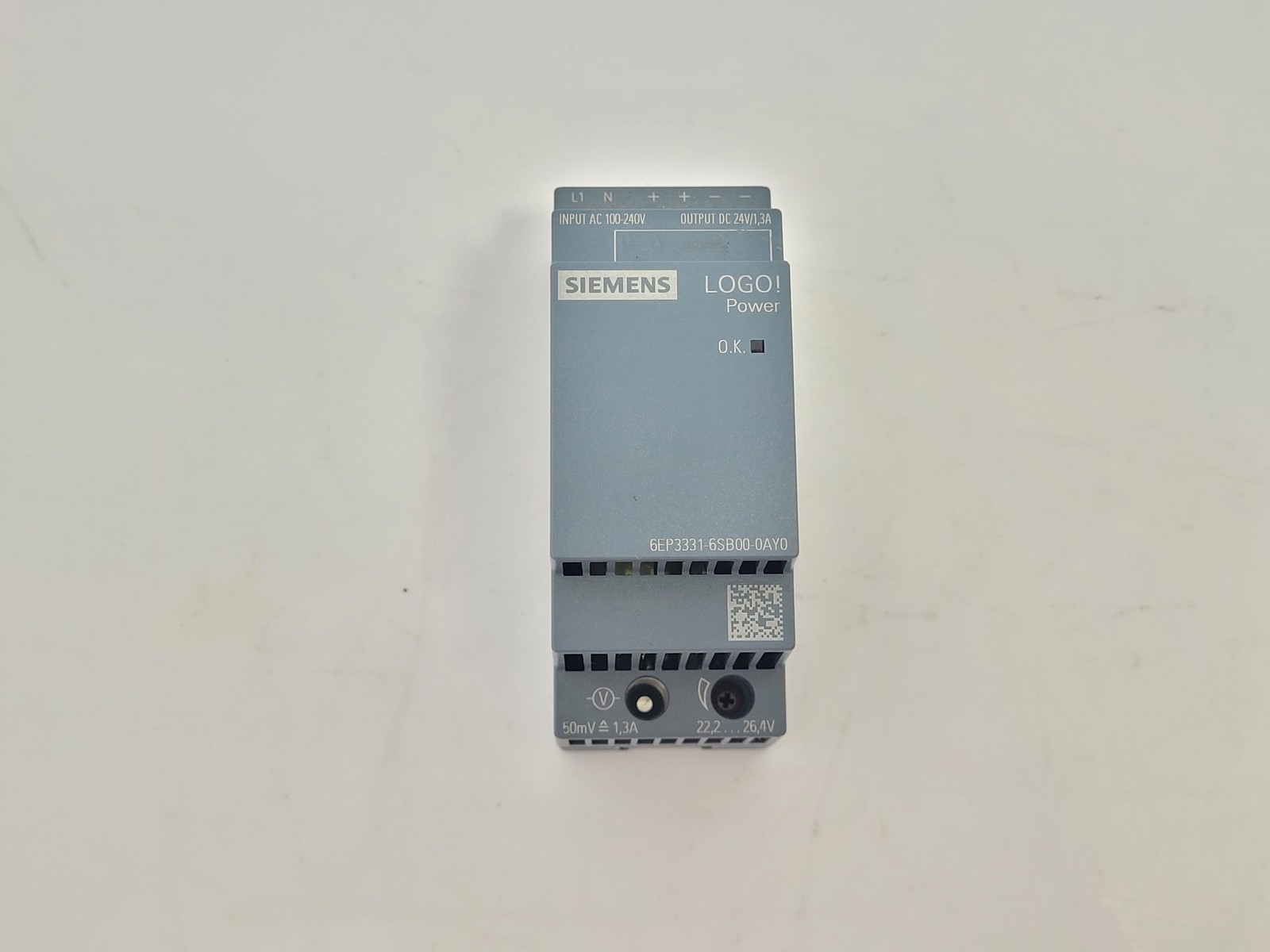 Siemens Power Supply 6EP3331-6SB00-0AY0 LOGO! Power DC 24V 1.3A