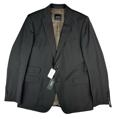 Strellson Wool Slim Fit Suit Blazer Jacket Dark Brown Size EU 50 R | US 40 R