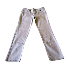 J Jill Women's Jeans 12 Authentic Fit Slim Ankle Beige-Gray-Pink