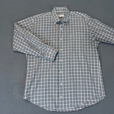 Peter Millar Men's Large Gingham Check Button Down Shirt Casual Business Golf