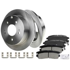 2-Wheel Set Brake Disc and Pad Kits Rear for Dodge Durango Jeep Grand Cherokee