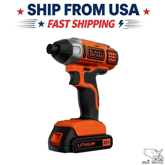 BLACK+DECKER BDCI20C 20V MAX Impact Driver Kit
