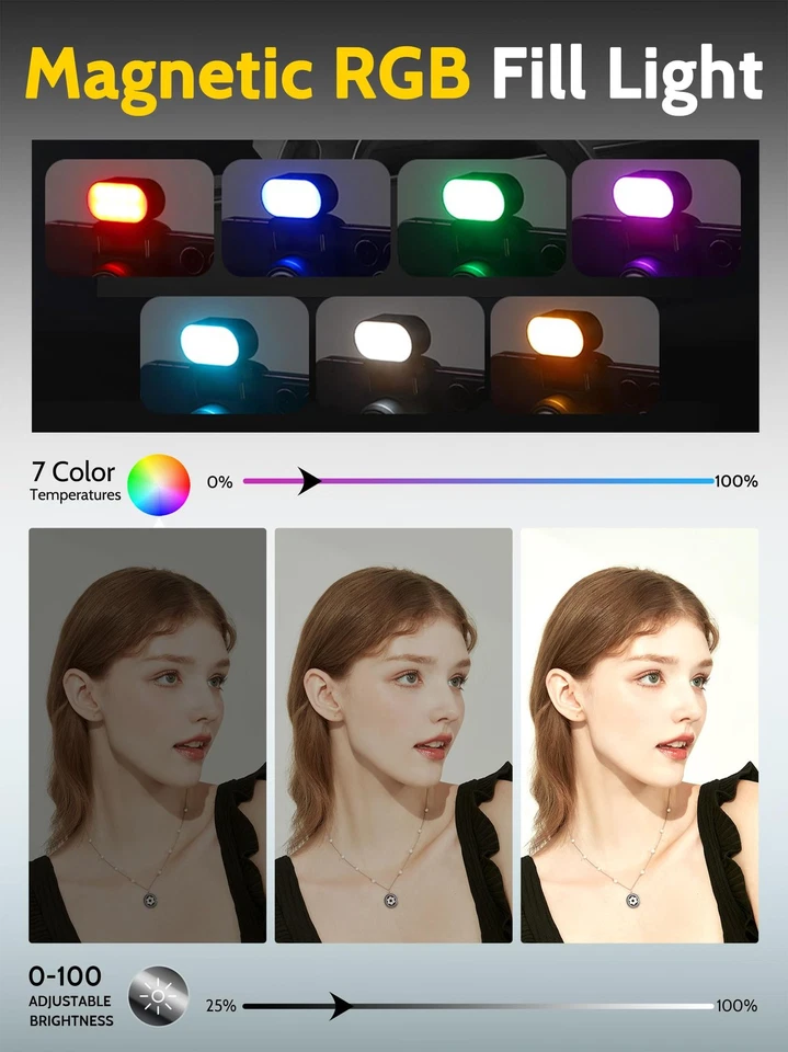 Auto Face Tracking Tripod 360 Rotation for iPhone Android,Phone Stand Follow ... - Image 4 of 4