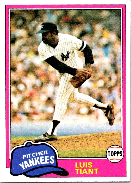 1981 Topps - Luis Tiant #627 - Near Mint or Better
