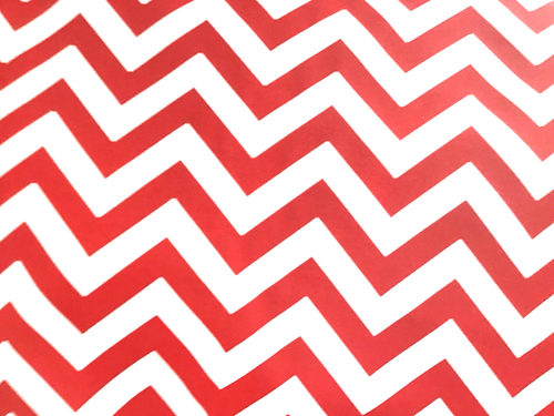 Chevron Holiday Outdoor Red and White Fabric Zig Zag Lipstick BTY - Picture 5 of 7