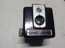 Vintage Kodak Brownie Hawkeye Camera Flash Model Untested 