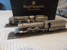 Royal Hampshire Pewter Evening Star & Atlantic Train Models Boxed Set