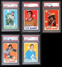 1970-71 O-Pee-Chee Hockey Near Complete Set 6 - EX/MT 6664903 (231 / 264 cards)