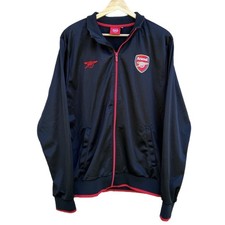 Arsenal FC Official Soccer Jacket Men s Large Black Red Futbol