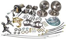 JEGS 630100 All-Wheel Disc Brake Conversion Kit GM Standard Shock Configuration