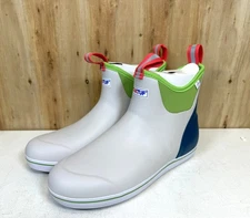 Xtratuf Ankle Deck Boots Men's SIZE 10 Waterproof Rubber Fishing XMAB-1EC (Z)