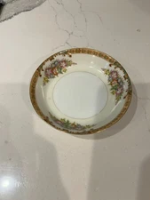 Vintage DIAMOND Fine China Cereal Bowl Set of 9 Floral Japan 6”D