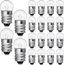 Honoson 20 Pieces Miniature Screw Tiny Light Bulbs As the Picture Shown 