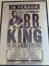 B.B. King 1998 “King of the Blues Worldwide” Tour Poster – Hatch Show Print