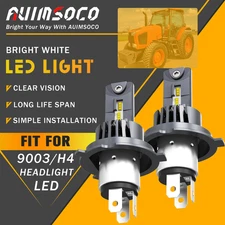 For Kubota M96SH M96SDS M96SDSC LED Headlight Combo High/Low Beam Bulbs Kits