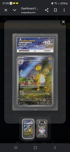 Ace 10 Ampharos AR M4 088/083 Ninja Spinner Pokemon Card Japanese