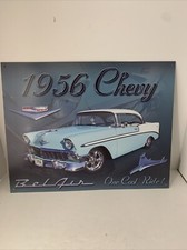 1956 Bel Air Tin Sign - 16"W x 12-1/2"H, Made in USA