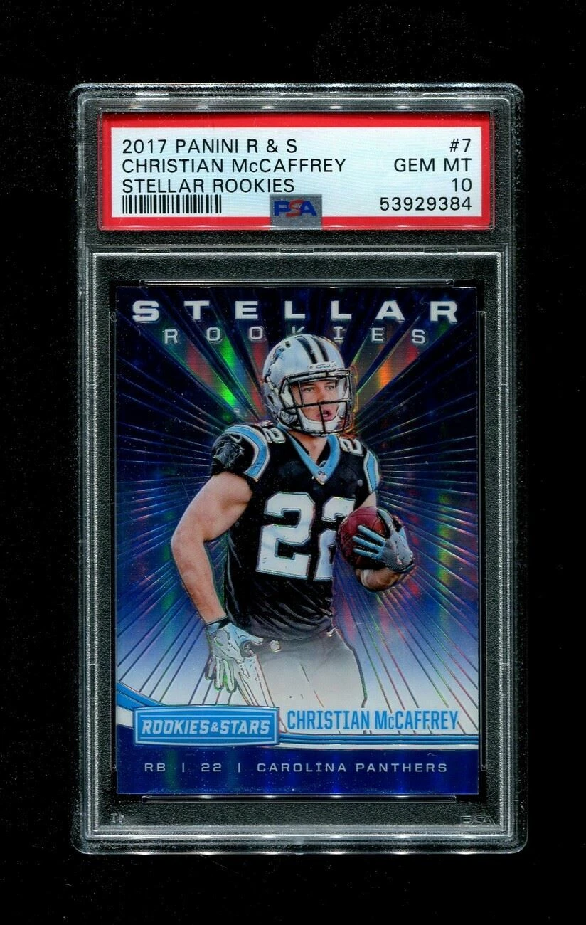 Christian McCaffrey Panini Rookies & Stars Stellar Rookies #7 Base