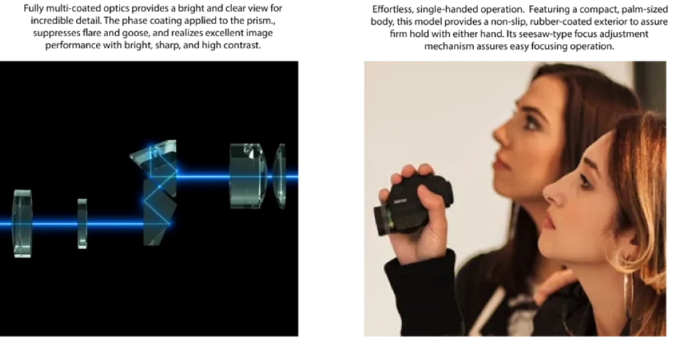 Pentax VM 6x21 VM WP Multicoated Waterproof Compact Lightweight Monocular - Image 3 of 4