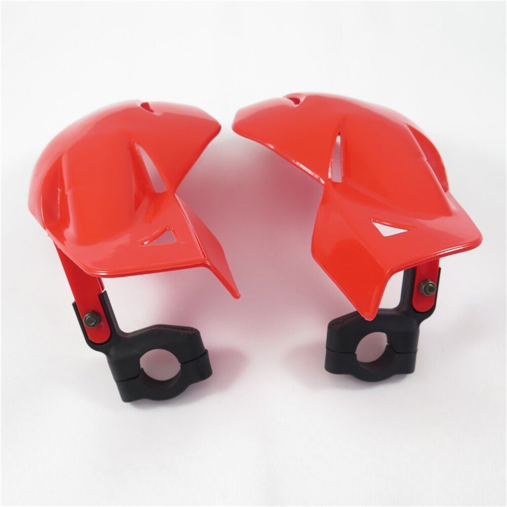 Hand Guard Handguards Fits 7/8 Red Plastic Racing Dirt Bike ATV ...