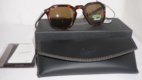 Persol Sunglasses New Havana Brown Polarized PO3292S 24/57 48 21 145