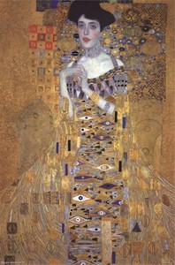 GUSTAV-KLIMT-MRS-EDELE-BLOCH-BAUER-24x36-FINE-ART-POSTER-NEW-ROLLED