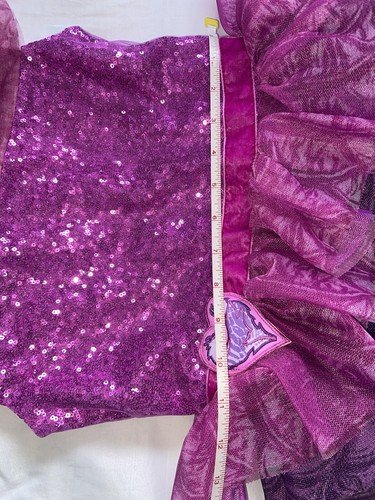 Disney Store Descendants Mal Purple Tutu Dress Fancy Costume Girl's Size 7/8 - Picture 9 of 16