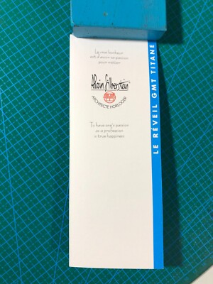 LE REVEIL GMT TITANE ALAIN SILBERSTEIN PAPERS MANUAL GENUINE INSTRUCTION ALARM