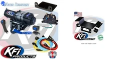 KFI 3000 LB Steel Cable Winch and Mount Kit Honda Pioneer 700 700-4 4 2014-2024