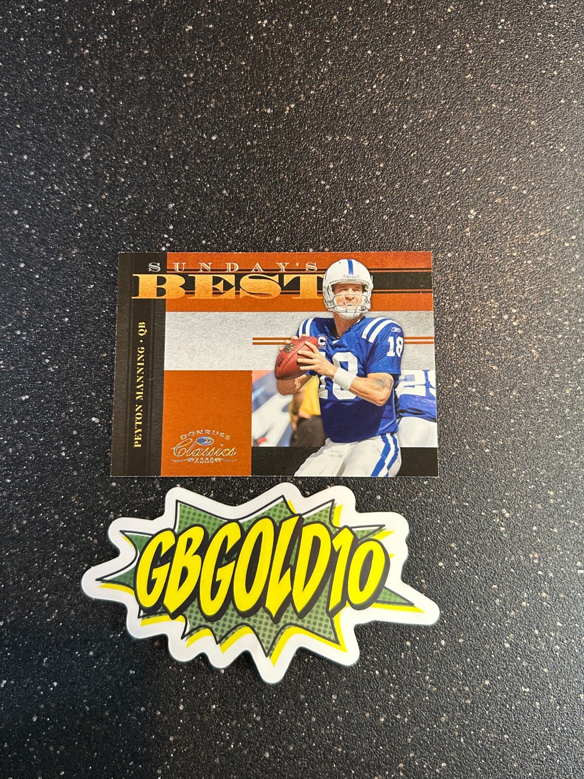 2008 Donruss Classics - Sunday's Best Peyton Manning #SB-21 /100