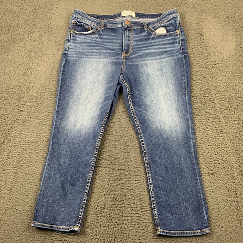 Jeans BKE Starlite Taille 24 - Coupe Raccourcie 20 Pouces - Bleu Délavé