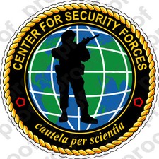 STICKER USN CENTER FOR SECURITY FORCES