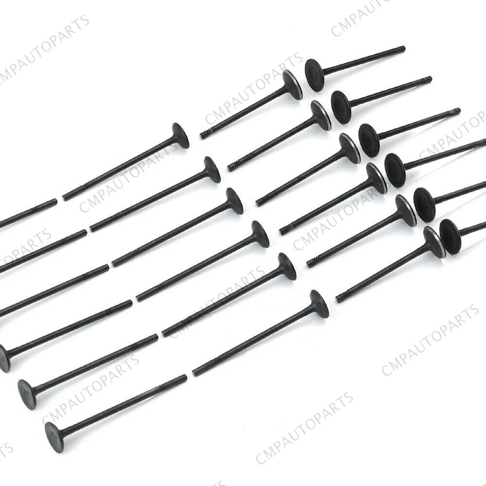 24x Válvulas de admisión y escape para Volvo S80 V70 XC60 XC70 XC90 LR2 3,2 L L6 B6324S Foto 3 de 4