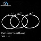 Maxcatch 9ft 0X-7X Fluorocarbon Tapered Leader Line with Loop Fly Fishing Leader