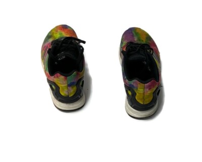 Adidas Zx Flux Multicolored Athletic Running Lace Up Sneakers Size