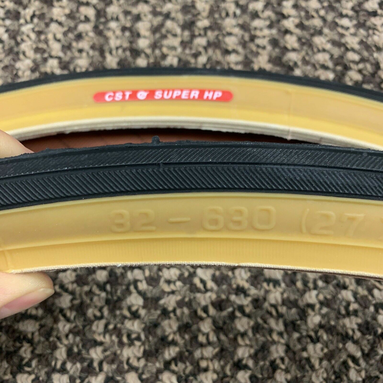 BICYCLE TIRES 27 X 11/4 SUPER HP FIT SCHWINN CONTINENTAL NEW WITH