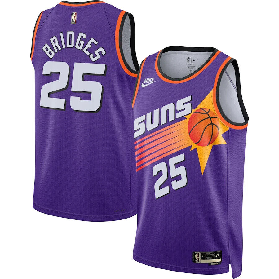 Nike Suns クラシックエディション ユニフォーム 48 Mikal Bridges Phoenix Suns Nike Classic Edition Swingman Jersey