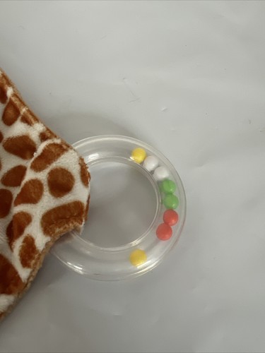 Lovey Stephan Baby Giraffe Tags and Teethers Baby Security Blanket - Picture 4 of 11