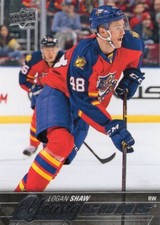 2015/16 LOGAN SHAW UPPER DECK YOUNG GUNS ROOKIE CARD #454 FLORIDA PANTHERS!   dm