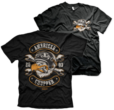 American Chopper 2003 Eagle and Cigar Motorrad Custom Bikes Männer Men T-Shirt