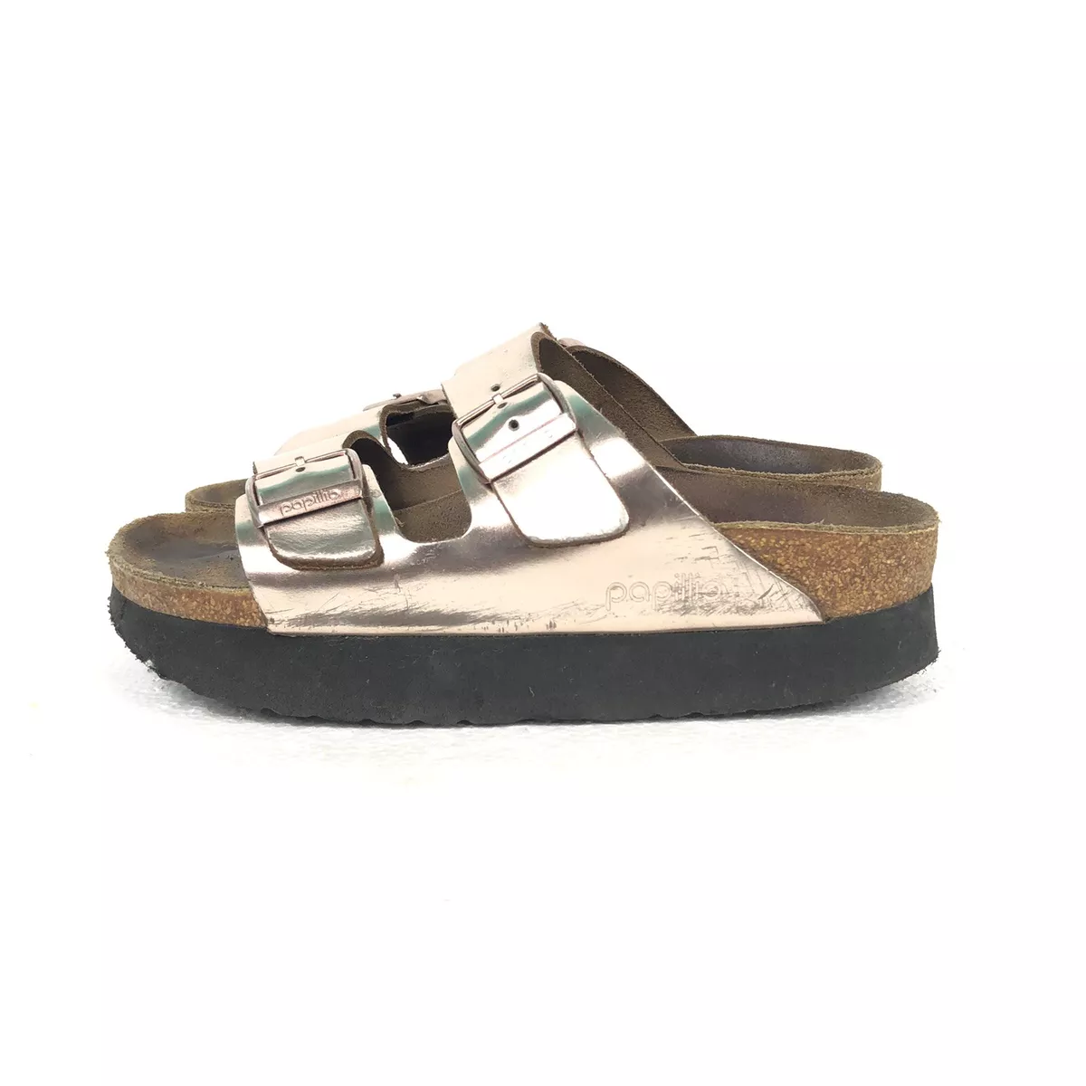 Silver platform birkenstock new arrivals