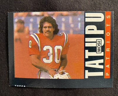 1985 Topps - #333 Mosi Tatupu